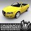 3D Model Download - Audi A4 Cabrio 2008 - Low Poly